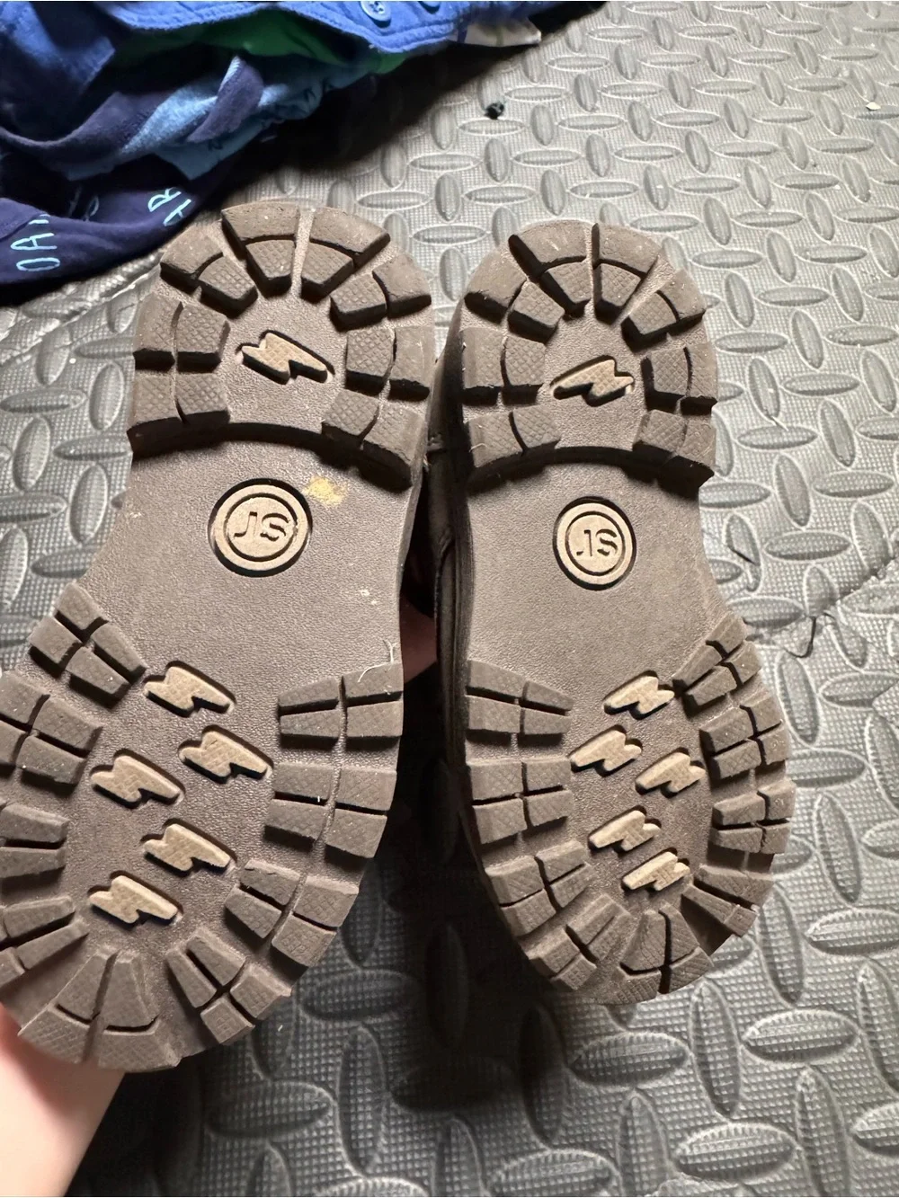 Toddler girl Stride Rite Brown Lace-Up & Hook-Loop Kids Boots USED